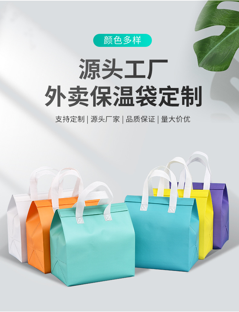文山壮族苗族自治州无纺布保温袋外卖袋